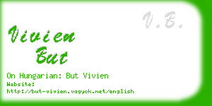 vivien but business card